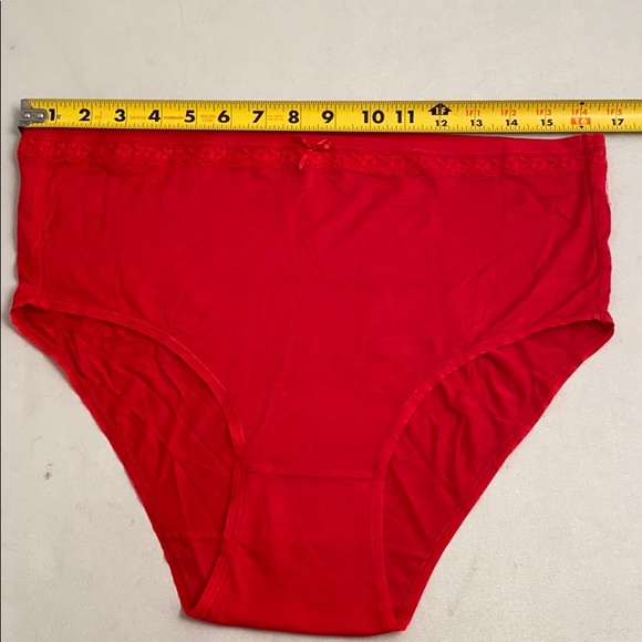 Ellen Tracy red modal panty XXL/9 - Picture 3 of 5